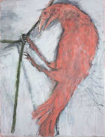 „Pink Raven“ von Susan Rothenberg, Hall Collection © Bildrecht, Vienna / Wien 2025, Foto: Courtesy Hall Art Foundation